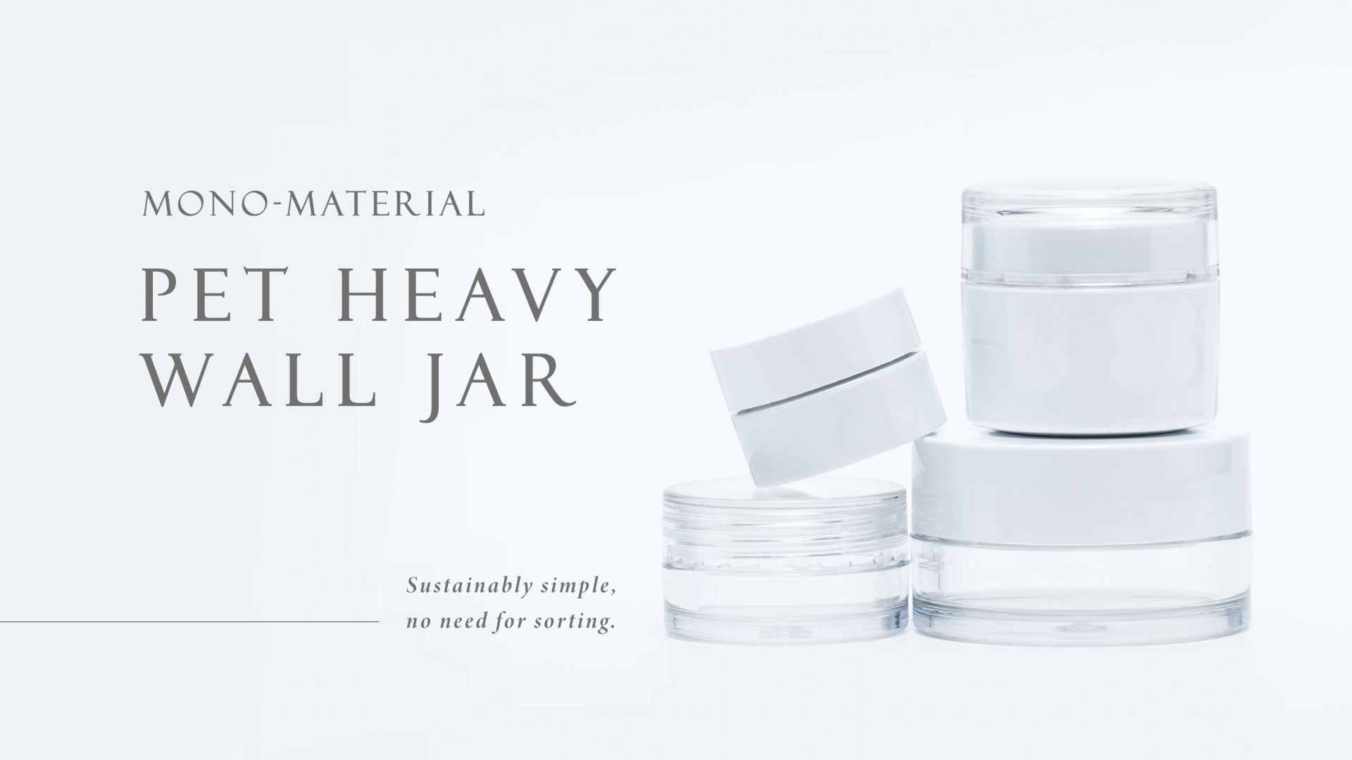 PET Heavy Wall Jar