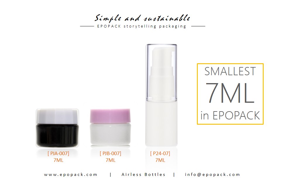 Epopack heavy wall PET packaging for beauty products